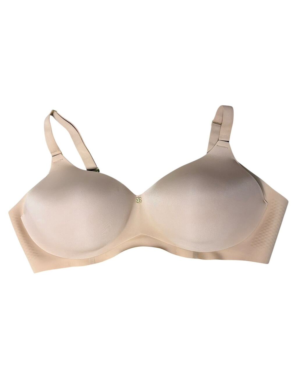 Honeylove Cloud Embrace Wireless Contour T-Shirt Bra Beige Plus Size 44C